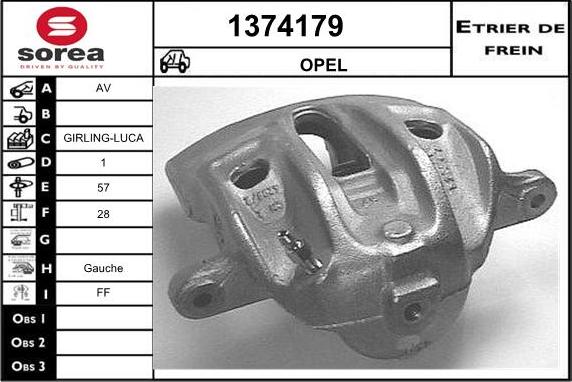 SNRA 1374179 - Etrier frana aaoparts.ro