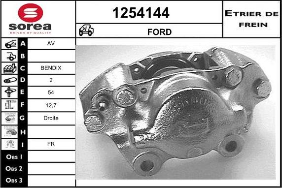 SNRA 1254144 - Etrier frana aaoparts.ro
