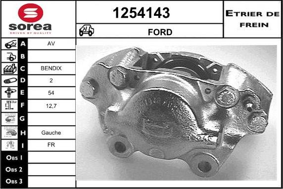 SNRA 1254143 - Etrier frana aaoparts.ro