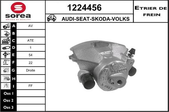 SNRA 1224456 - Etrier frana aaoparts.ro