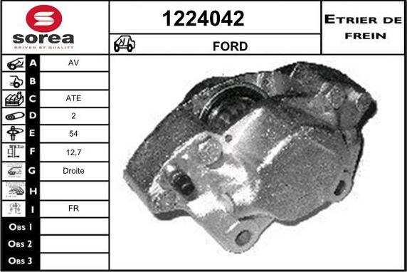 SNRA 1224042 - Etrier frana aaoparts.ro