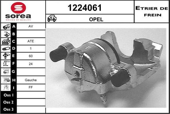 SNRA 1224061 - Etrier frana aaoparts.ro