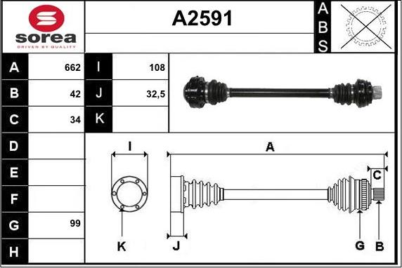 SNRA A2591 - Planetara aaoparts.ro