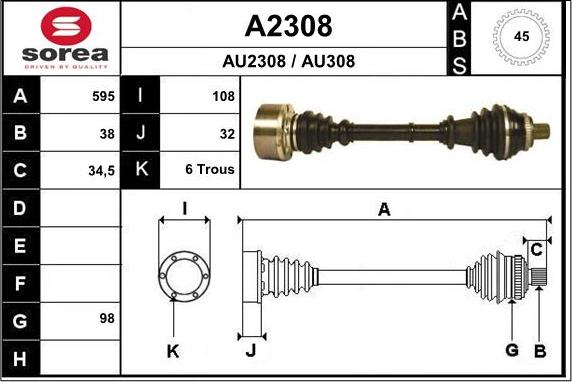 SNRA A2308 - Planetara aaoparts.ro