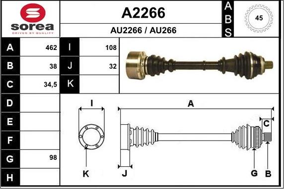 SNRA A2266 - Planetara aaoparts.ro