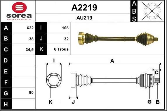 SNRA A2219 - Planetara aaoparts.ro