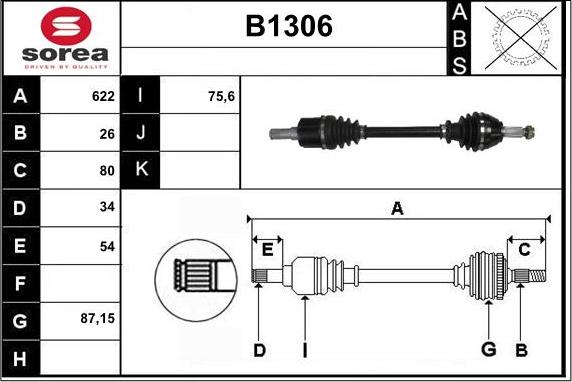 SNRA B1306 - Planetara aaoparts.ro