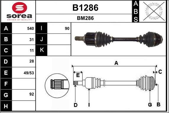 SNRA B1286 - Planetara aaoparts.ro