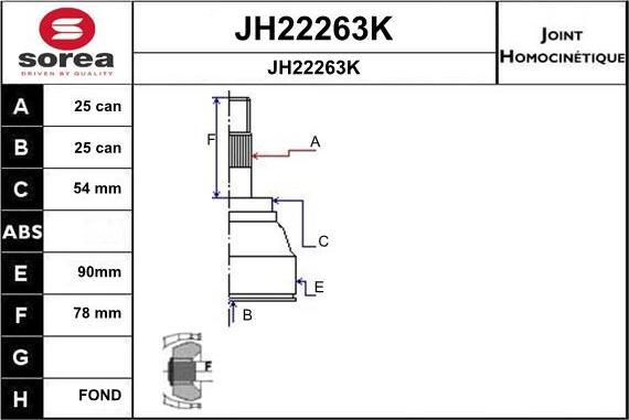 SNRA JH22263K - Set articulatie, planetara aaoparts.ro