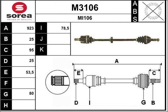 SNRA M3106 - Planetara aaoparts.ro