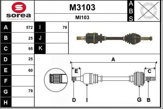 SNRA M3103 - Planetara aaoparts.ro