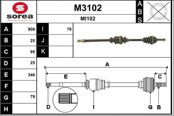 SNRA M3102 - Planetara aaoparts.ro