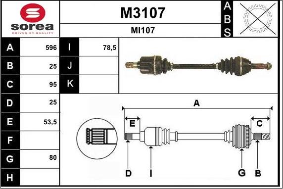 SNRA M3107 - Planetara aaoparts.ro