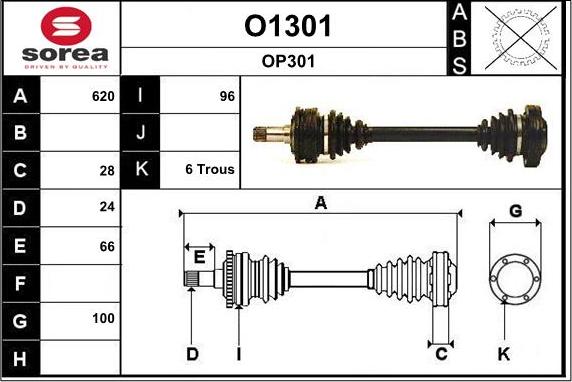 SNRA O1301 - Planetara aaoparts.ro