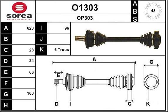 SNRA O1303 - Planetara aaoparts.ro