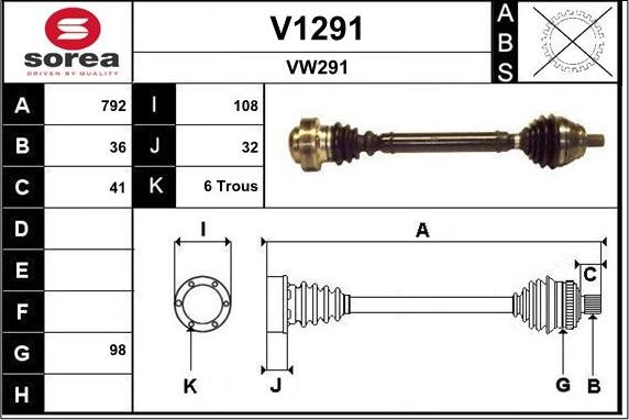 SNRA V1291 - Planetara aaoparts.ro