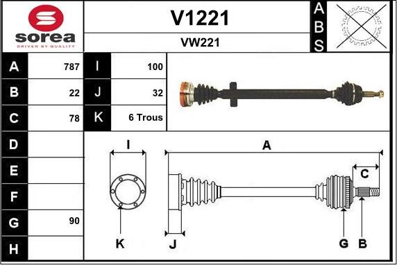 SNRA V1221 - Planetara aaoparts.ro