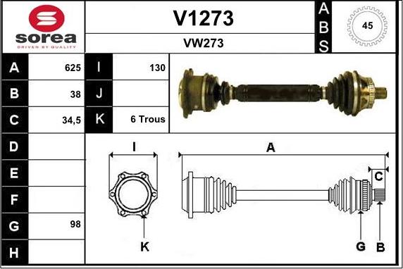 SNRA V1273 - Planetara aaoparts.ro