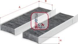 Sofima S 4469 CA - Filtru, aer habitaclu aaoparts.ro