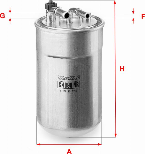 Sofima S 4099 NR - Filtru combustibil aaoparts.ro