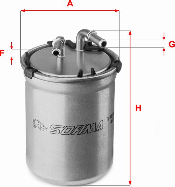 Sofima S 4016 NR - Filtru combustibil aaoparts.ro