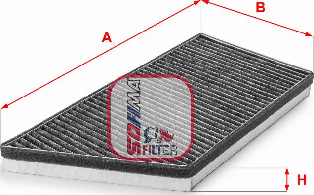 Sofima S 4194 CA - Filtru, aer habitaclu aaoparts.ro