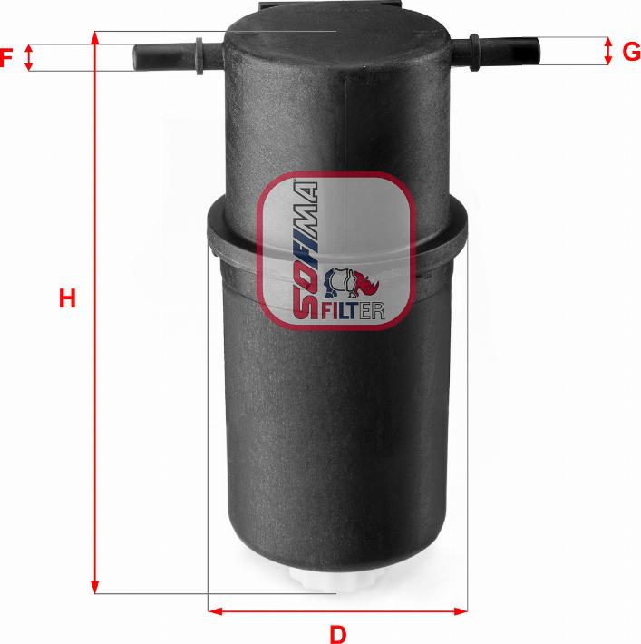 Sofima S 4144 NR - Filtru combustibil aaoparts.ro