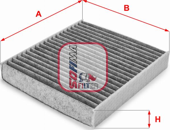 Sofima S 4158 CA - Filtru, aer habitaclu aaoparts.ro