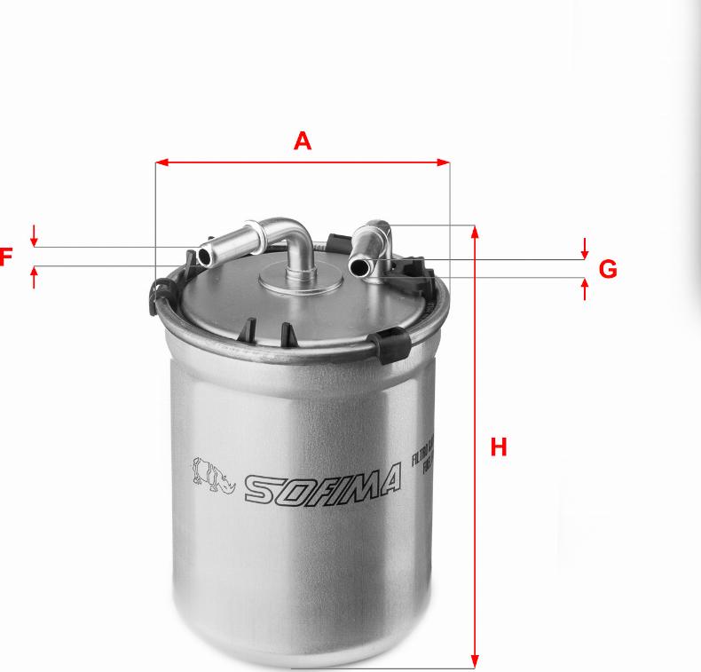 Sofima S 4106 NR - Filtru combustibil aaoparts.ro