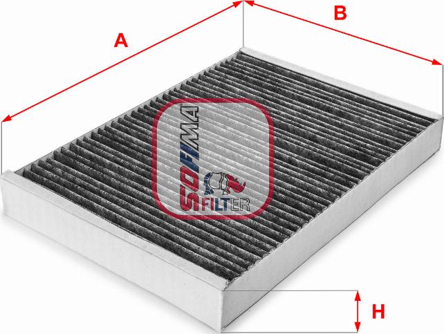 Sofima S 4101 CA - Filtru, aer habitaclu aaoparts.ro