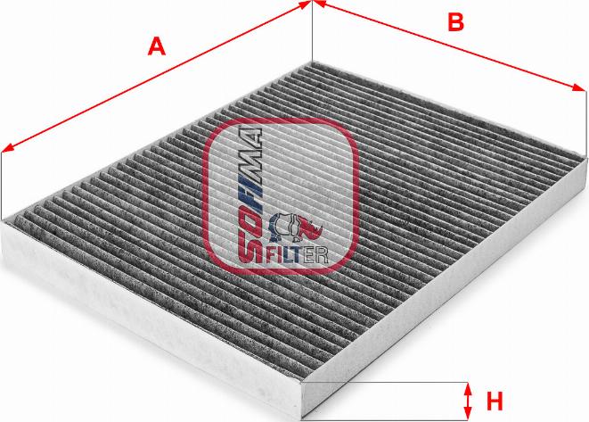 Sofima S 4112 CA - Filtru, aer habitaclu aaoparts.ro