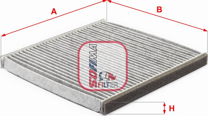 Sofima S 4117 CA - Filtru, aer habitaclu aaoparts.ro