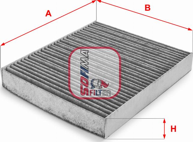 Sofima S 4136 CA - Filtru, aer habitaclu aaoparts.ro