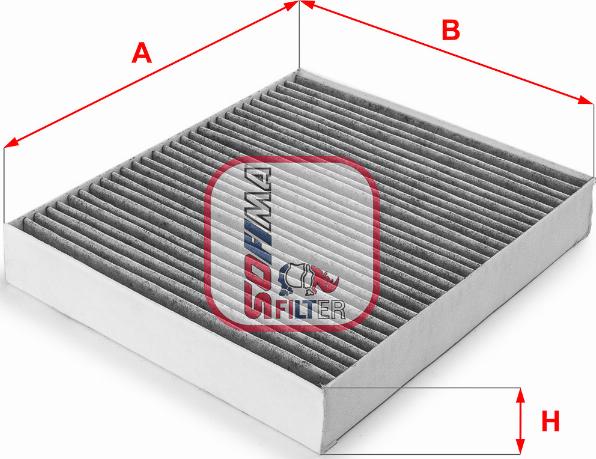 Sofima S 4178 CA - Filtru, aer habitaclu aaoparts.ro