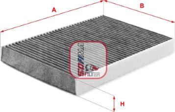 Sofima S 4348 CA - Filtru, aer habitaclu aaoparts.ro