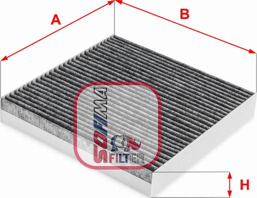 Sofima S 4290 CA - Filtru, aer habitaclu aaoparts.ro