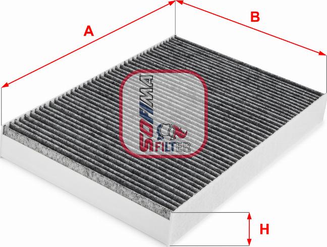 Sofima S 4293 CA - Filtru, aer habitaclu aaoparts.ro