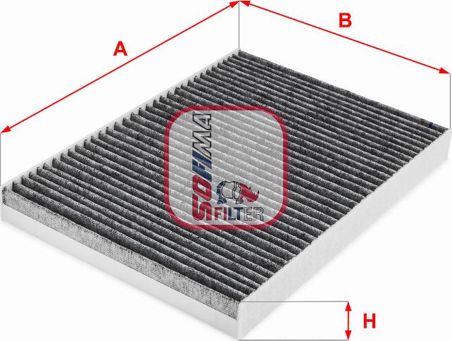 Sofima S 4292 CA - Filtru, aer habitaclu aaoparts.ro