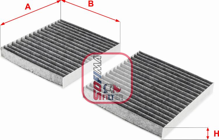 Sofima S 4241 CA - Filtru, aer habitaclu aaoparts.ro