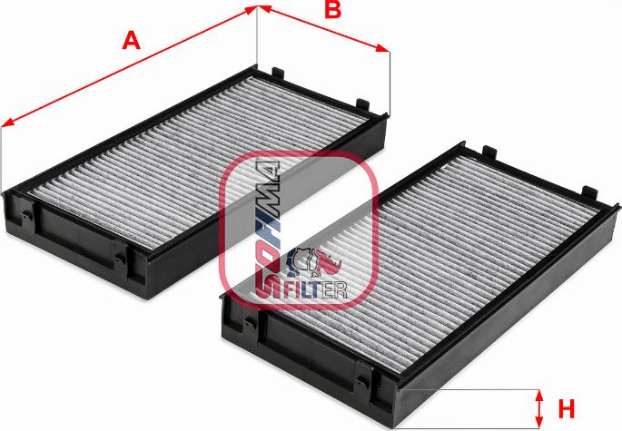 Sofima S 4243 CA - Filtru, aer habitaclu aaoparts.ro