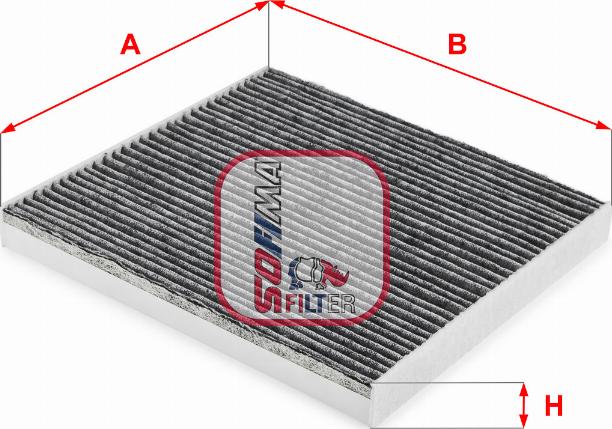 Sofima S 4269 CA - Filtru, aer habitaclu aaoparts.ro