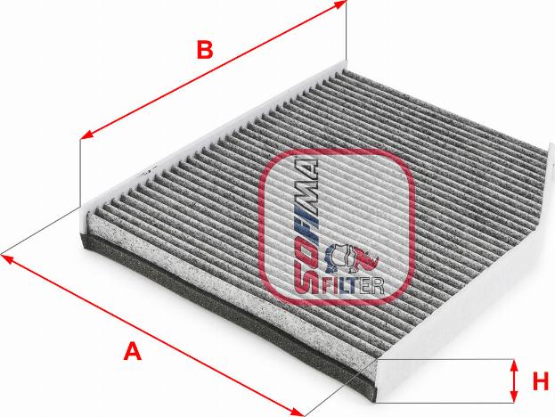 Sofima S 4261 CA - Filtru, aer habitaclu aaoparts.ro