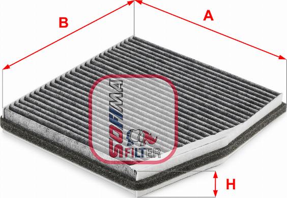 Sofima S 4262 CA - Filtru, aer habitaclu aaoparts.ro