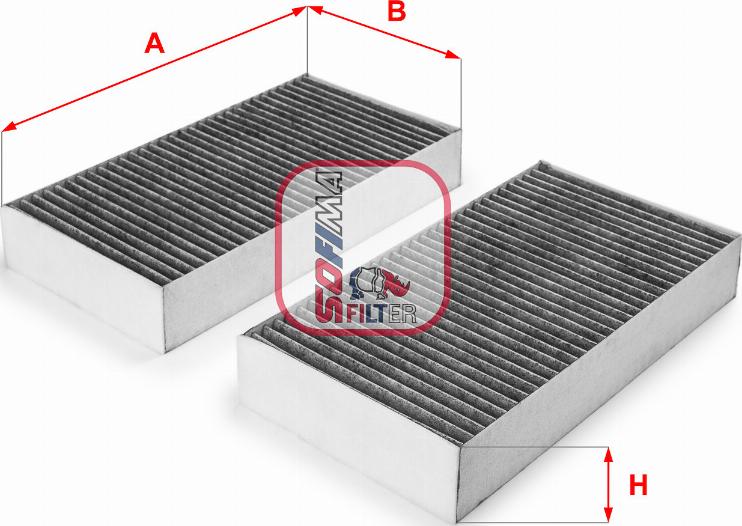 Sofima S 4215 CA - Filtru, aer habitaclu aaoparts.ro