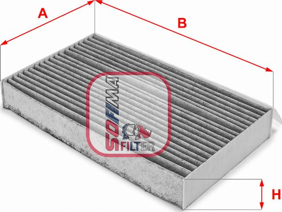 Sofima S 4217 CA - Filtru, aer habitaclu aaoparts.ro