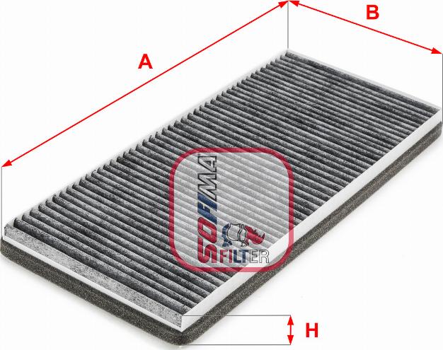 Sofima S 4281 CA - Filtru, aer habitaclu aaoparts.ro