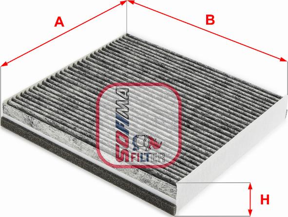 Sofima S 4282 CA - Filtru, aer habitaclu aaoparts.ro