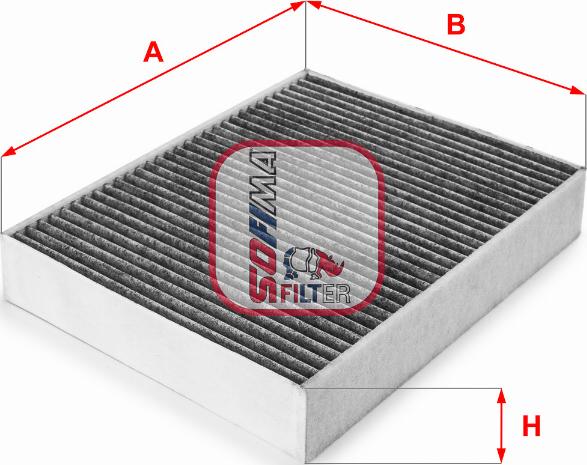 Sofima S 4226 CA - Filtru, aer habitaclu aaoparts.ro