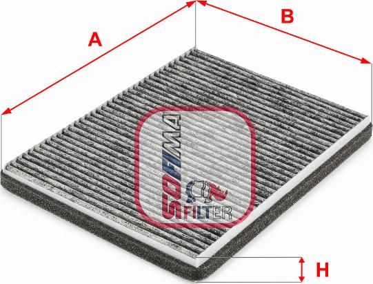 Sofima S 4272 CA - Filtru, aer habitaclu aaoparts.ro