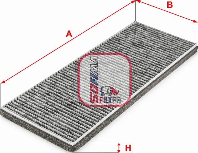Sofima S 4277 CA - Filtru, aer habitaclu aaoparts.ro